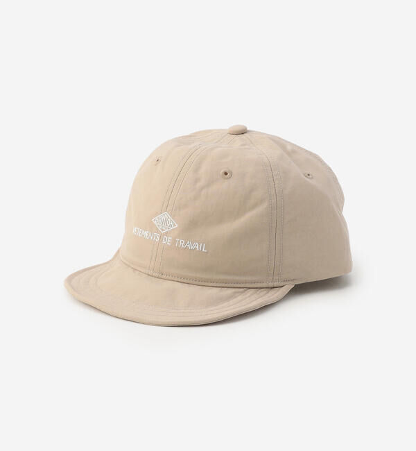 DANTON「DANTON | タッサー フラットバイザー6Pキャップ UNISEX」|キャップ・キャスケット|GREIGE
