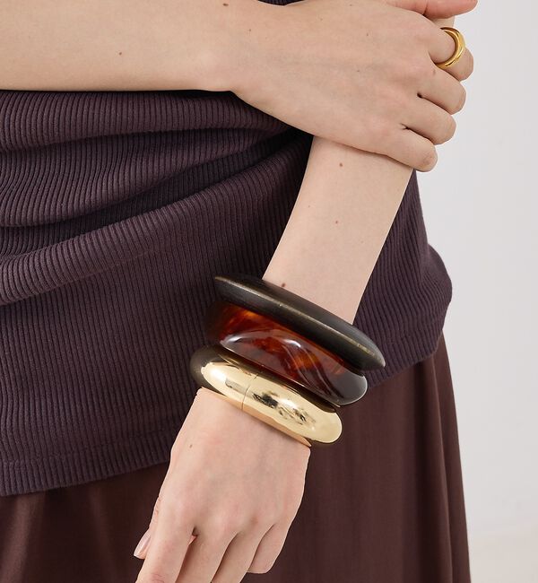 The Store by C' 「【SHASHI】Bangle 3set／3連バングル」|ブレスレット・バングル|