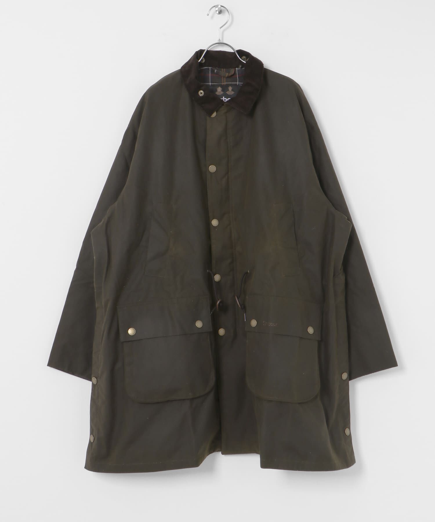 URBAN RESEARCH「Barbour　BEDALE WAX TRENCH COAT」|ステンカラーコート|オリーブ
