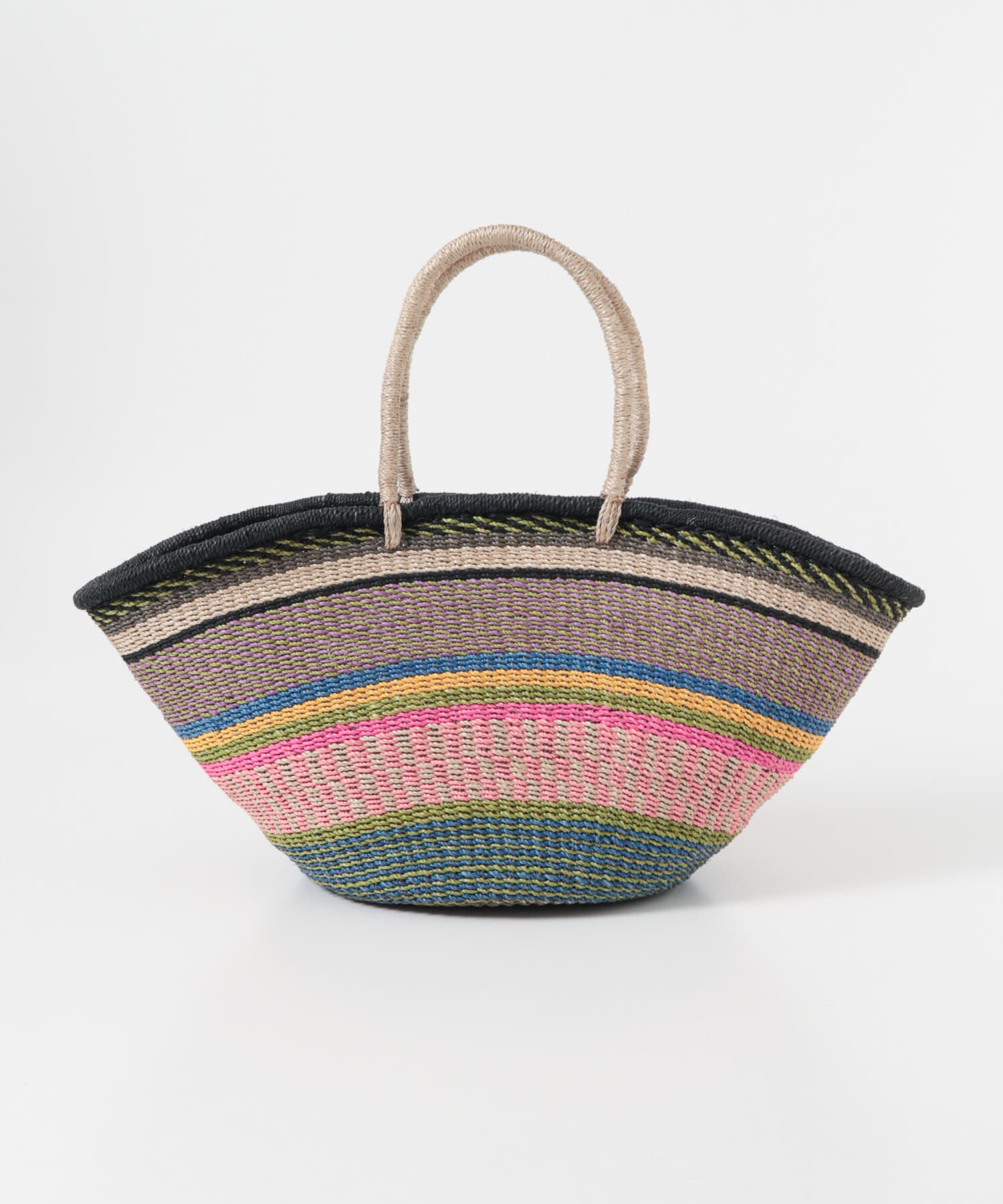 URBAN RESEARCH DOORS「BAGMATI　アバカバッグ」|かごバッグ|ベージュ系その他