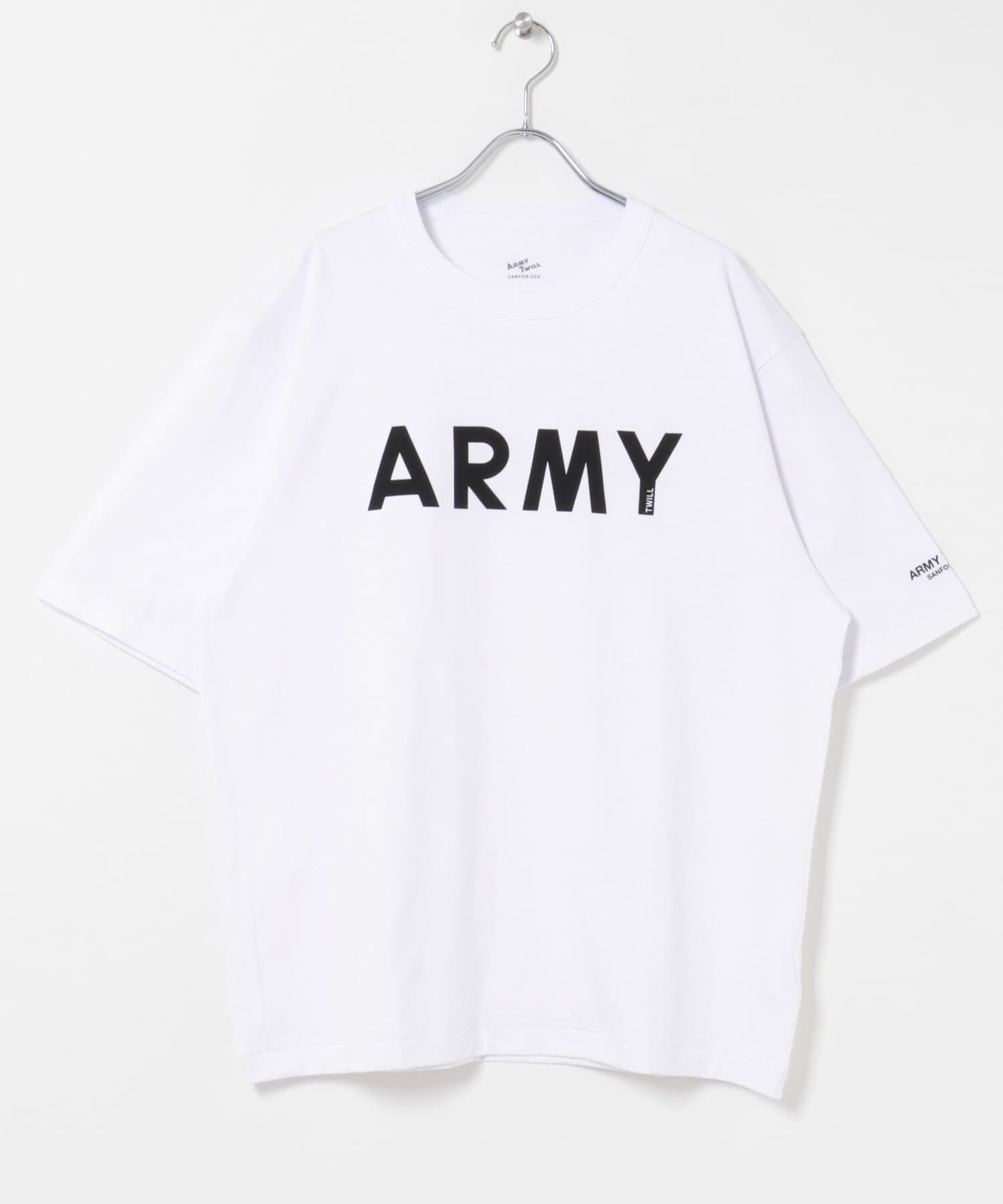 Sonny Label 「ARMY TWILL　PRINT HSTEE ARMY」|Tシャツ・カットソー|ホワイト