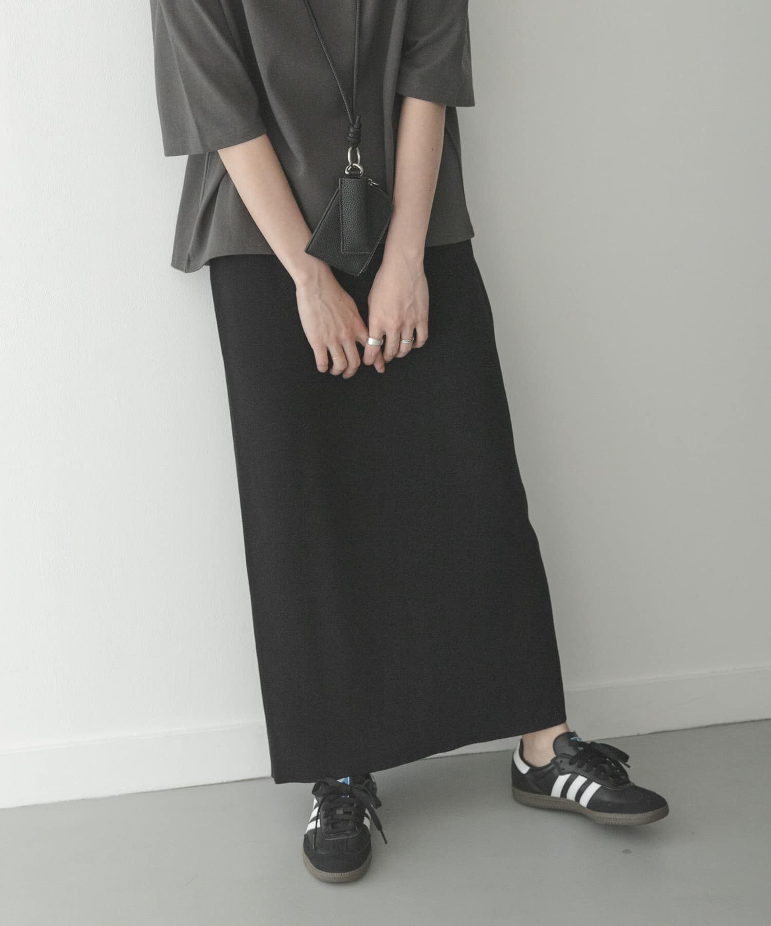 Sonny Label 「クールタッチIラインニットスカート」|スカート|
