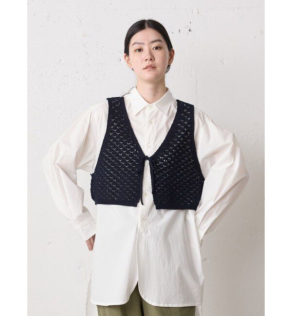 MidiUmi「MidiUmi 2WAYショートニットベスト」|ベスト・ジレ|