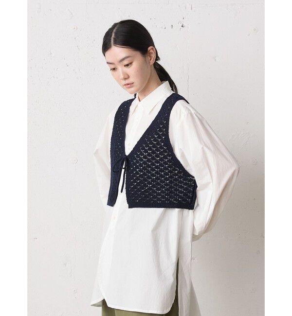 MidiUmi「MidiUmi 2WAYショートニットベスト」|ベスト・ジレ|