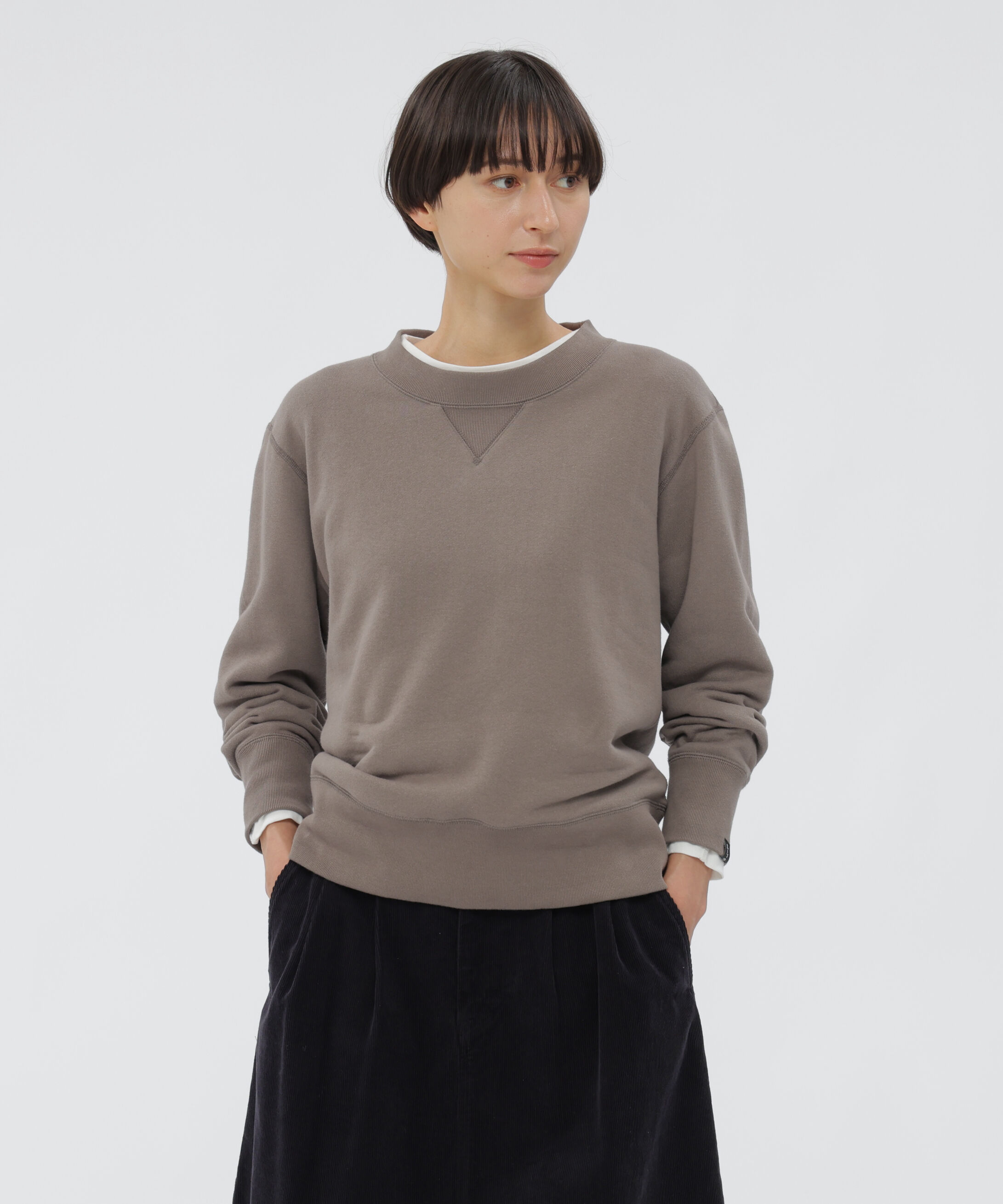 MHL.「LIGHT LOOPBACK COTTON TOP」|Tシャツ・カットソー|TAUPE6
