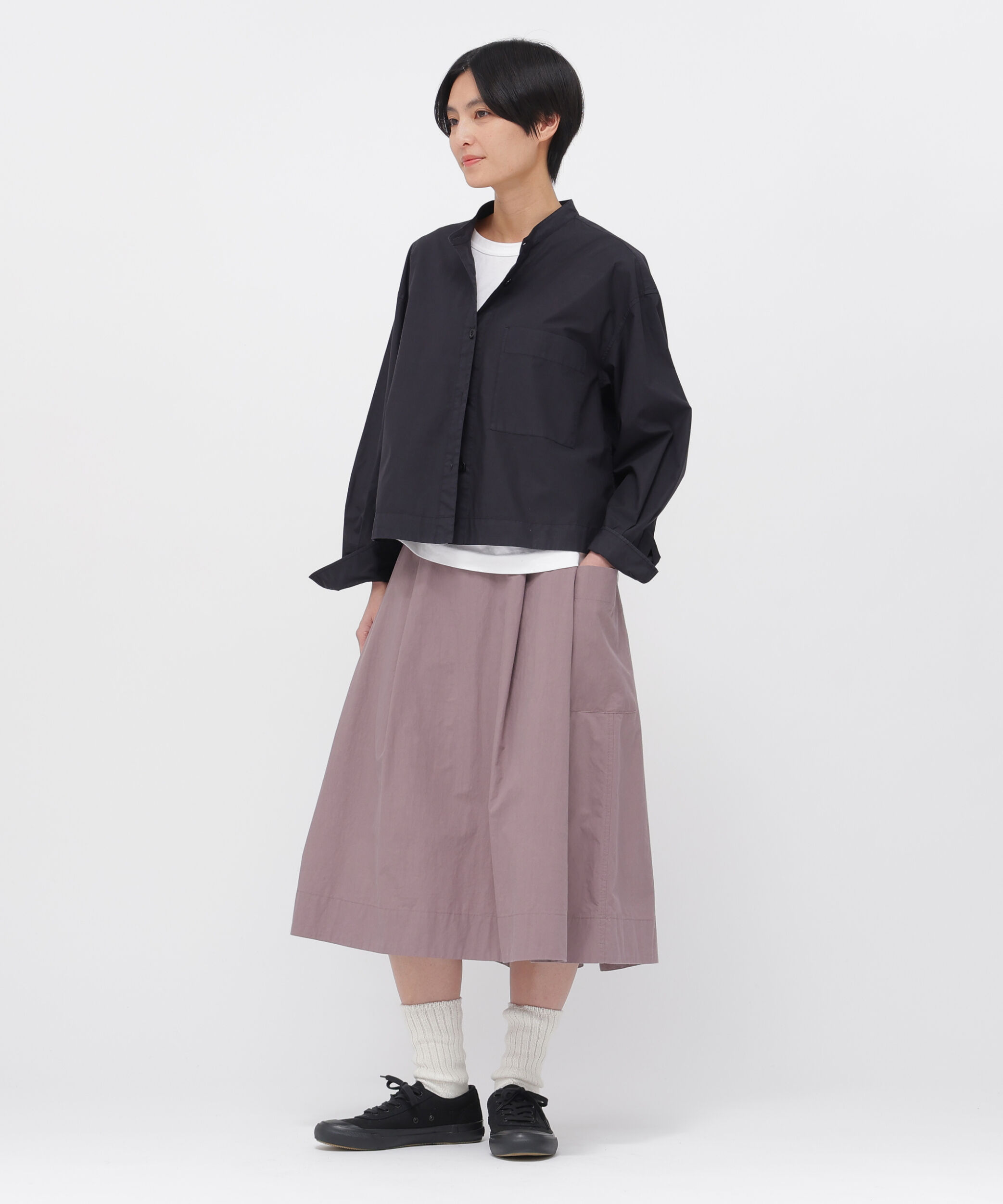 MHL.「COTTON RAMIE POPLIN SHIRT」|シャツ・ブラウス|
