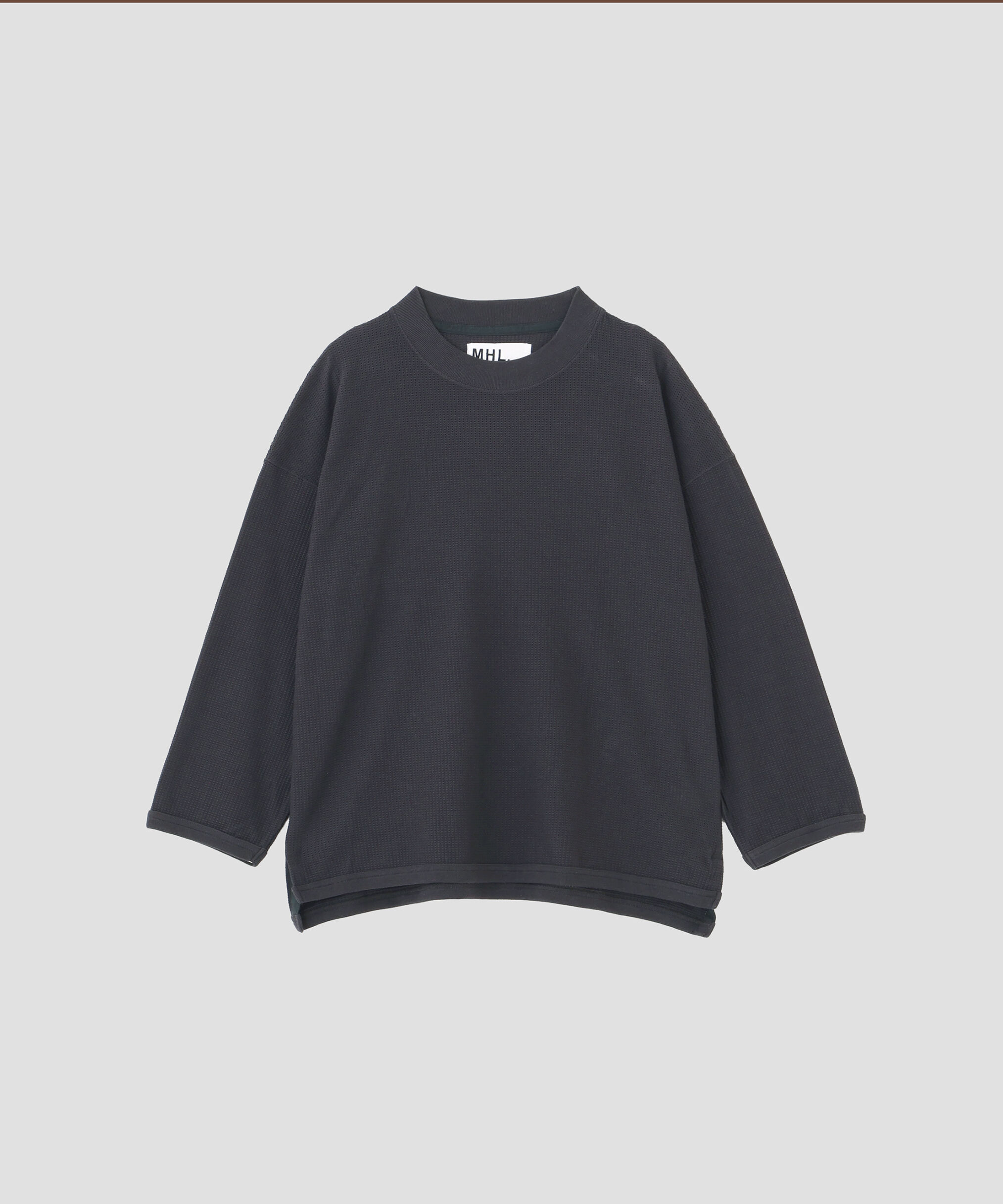 MHL.「COTTON JERSEY MESH TOP」|Tシャツ・カットソー|