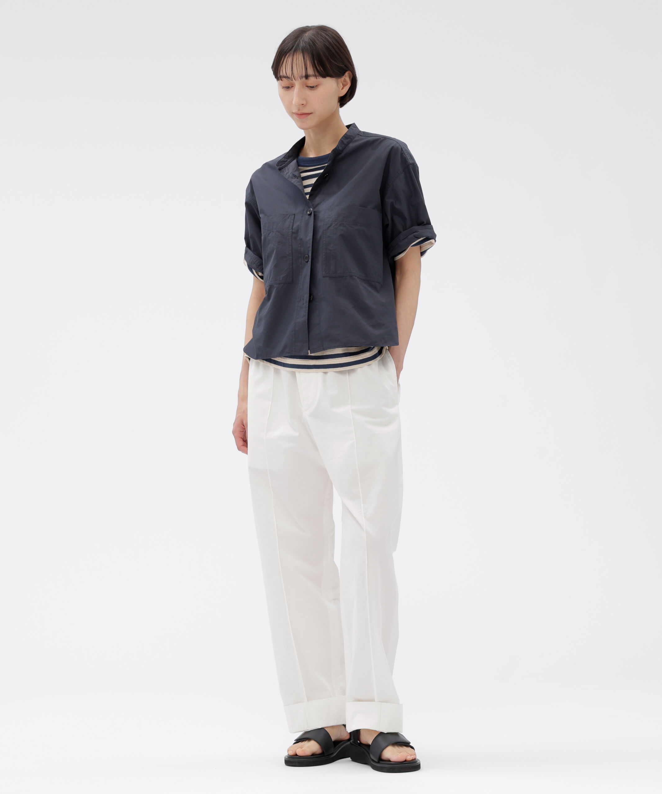 MHL.「COTTON NYLON VOILE POPLIN SHIRT」|シャツ・ブラウス|