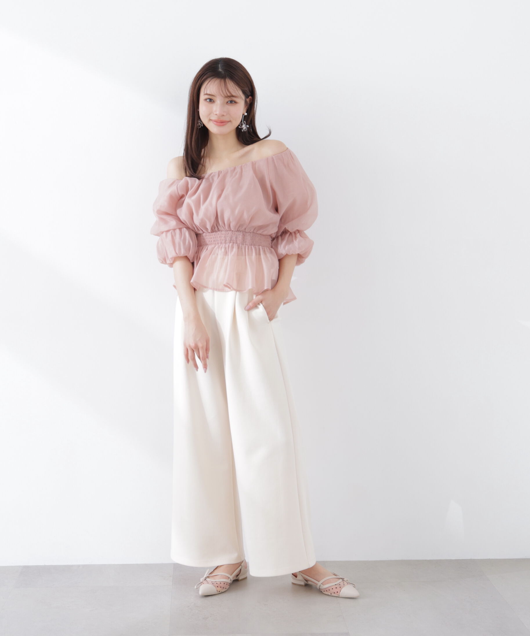 PROPORTION BODY DRESSING「〈a/mie〉カットイージーワイドパンツ　26SS」|その他|