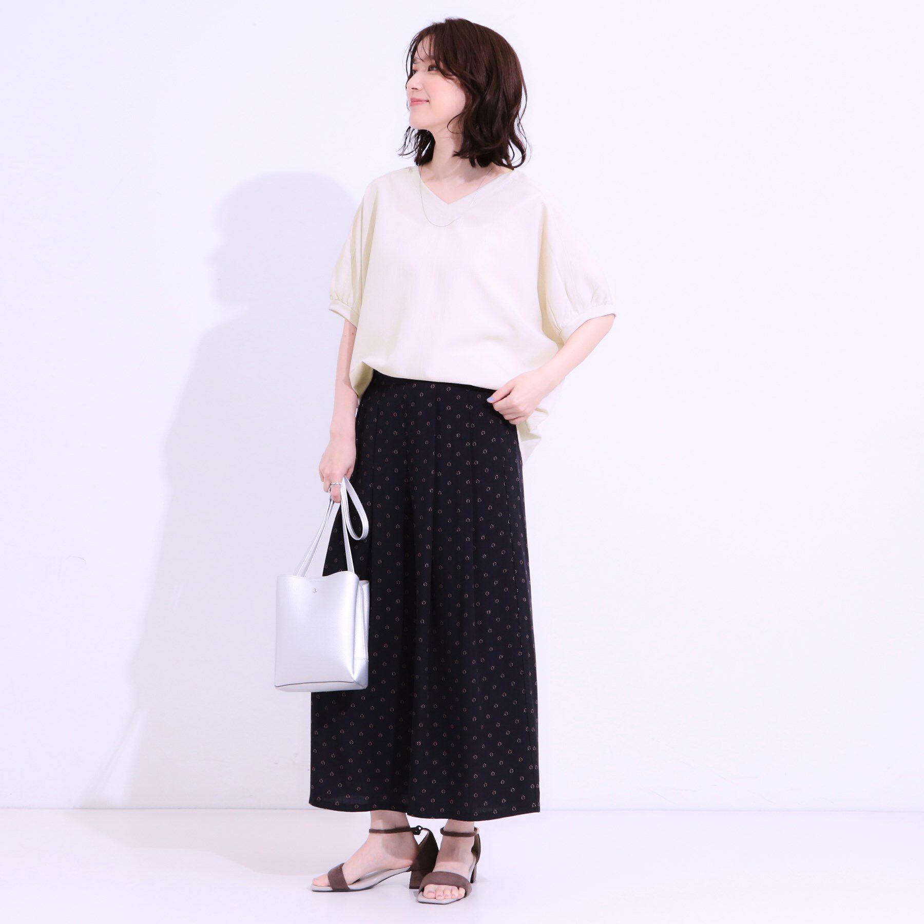 SHOO･LA･RUE「【洗える/前後2WAY】涼しく軽やかな アソートドルマンブラウス」|シャツ・ブラウス|