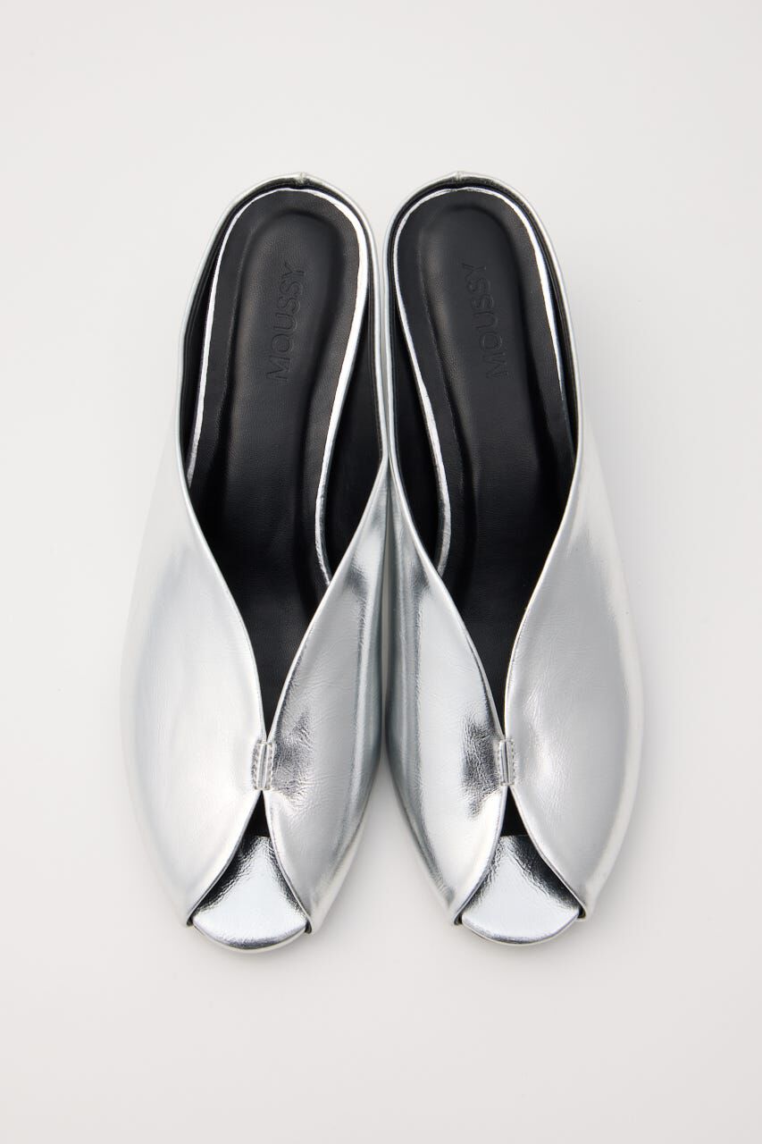 MOUSSY「OPEN TOE SQUARE HEEL ミュール」|サンダル|SLV