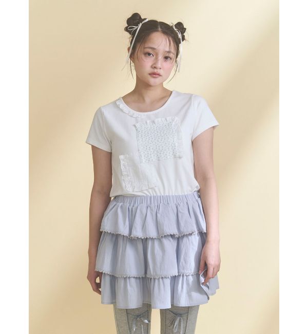 merry jenny「パッチワークリメイクtee」|Tシャツ・カットソー|
