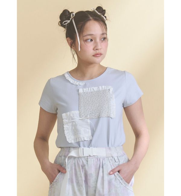 merry jenny「パッチワークリメイクtee」|Tシャツ・カットソー|