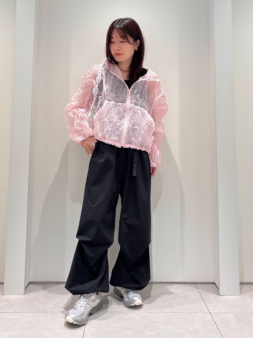 emmi atelier「フラワーエンブロイダリーブルゾン【セットアップ対応】/ハンドウォッシャブル」|ブルゾン・スタジャン|