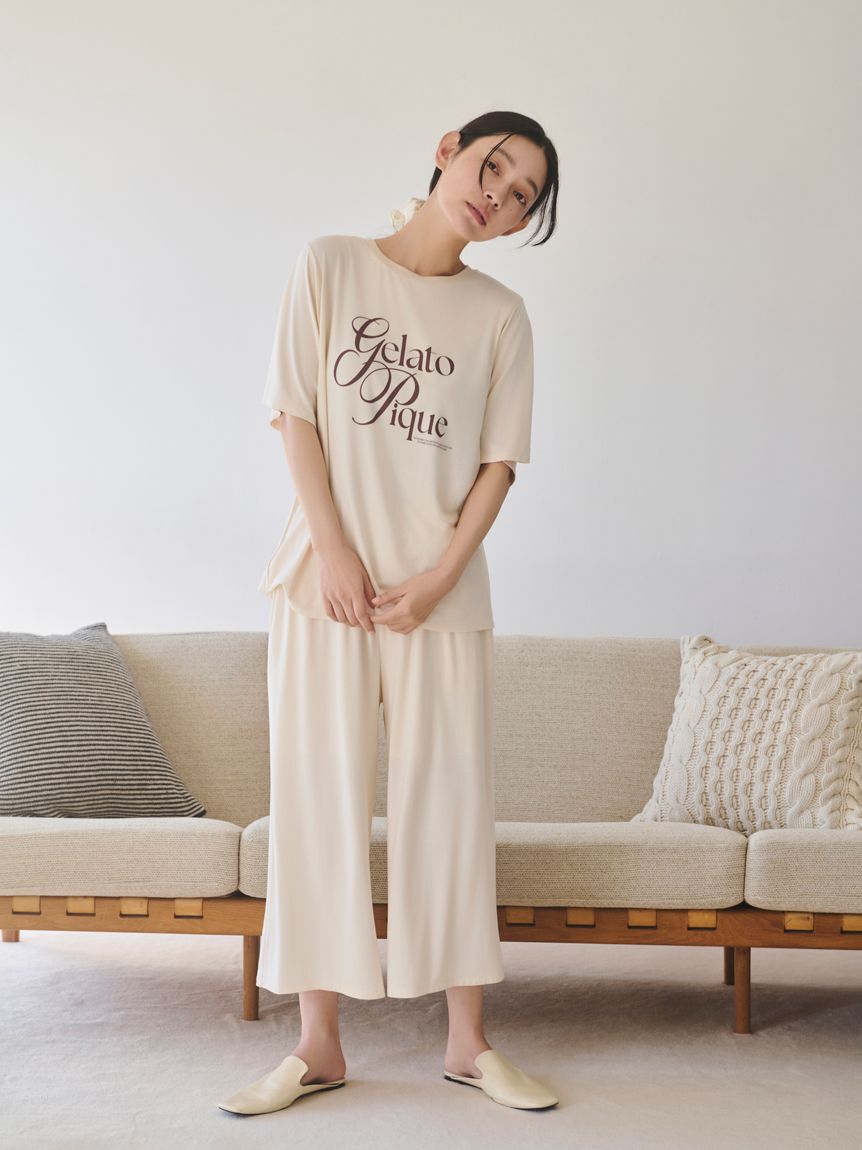 gelato pique「【IFMC.】レーヨンロゴTシャツ」|ルームウェア|
