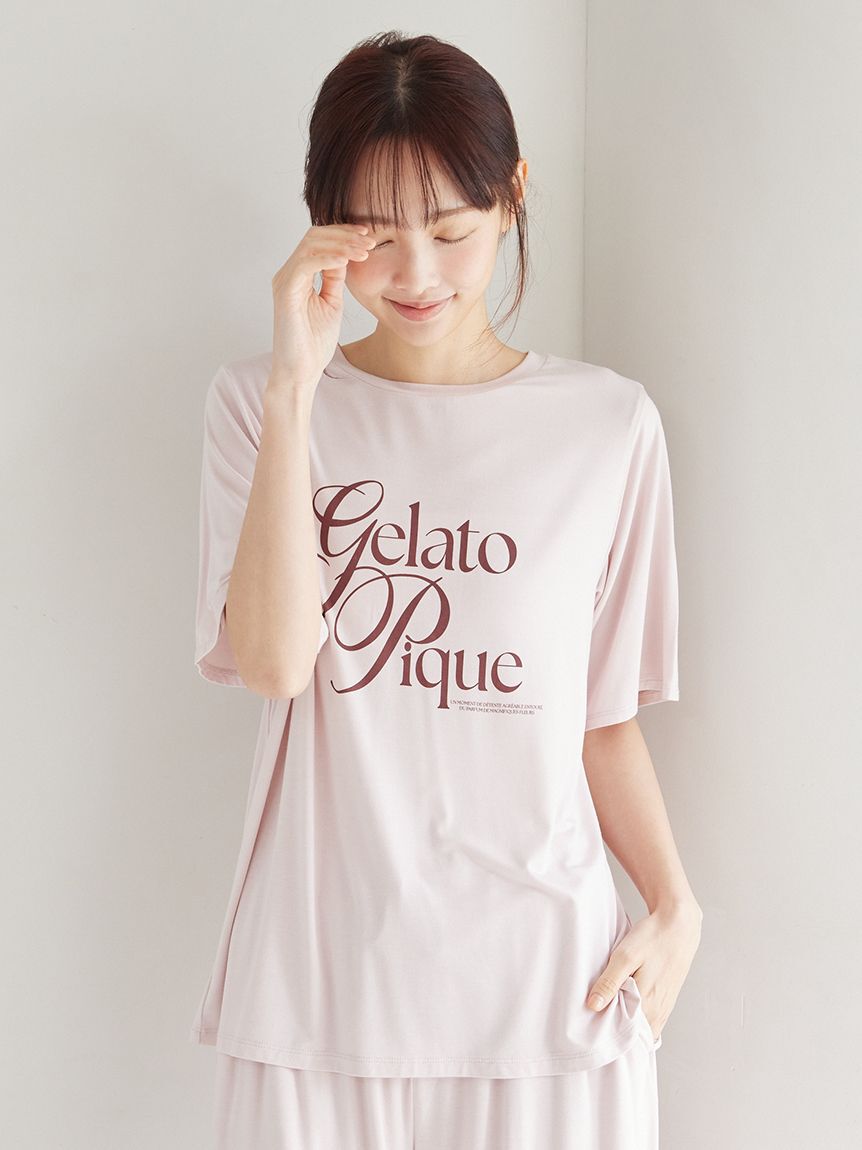 gelato pique「【IFMC.】レーヨンロゴTシャツ」|ルームウェア|