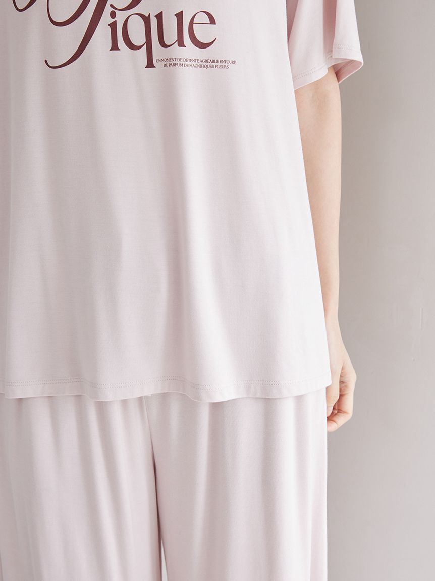 gelato pique「【IFMC.】レーヨンロゴTシャツ」|ルームウェア|