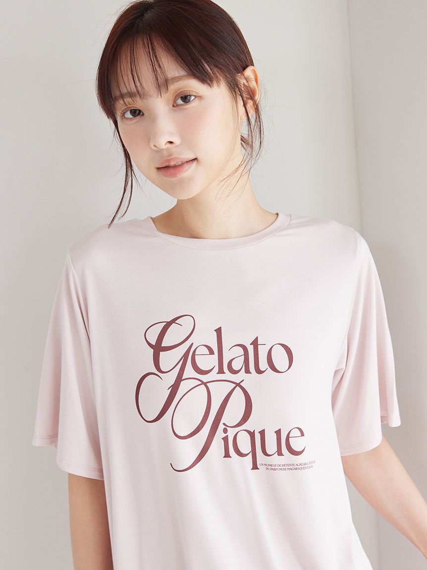 gelato pique「【IFMC.】レーヨンロゴTシャツ」|ルームウェア|PNK