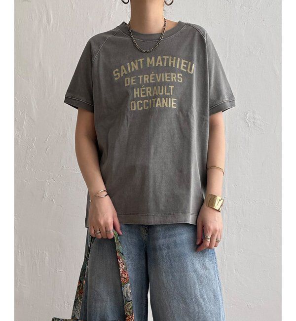 Lbc with Life「製品染めプリントTシャツ」|Tシャツ・カットソー|