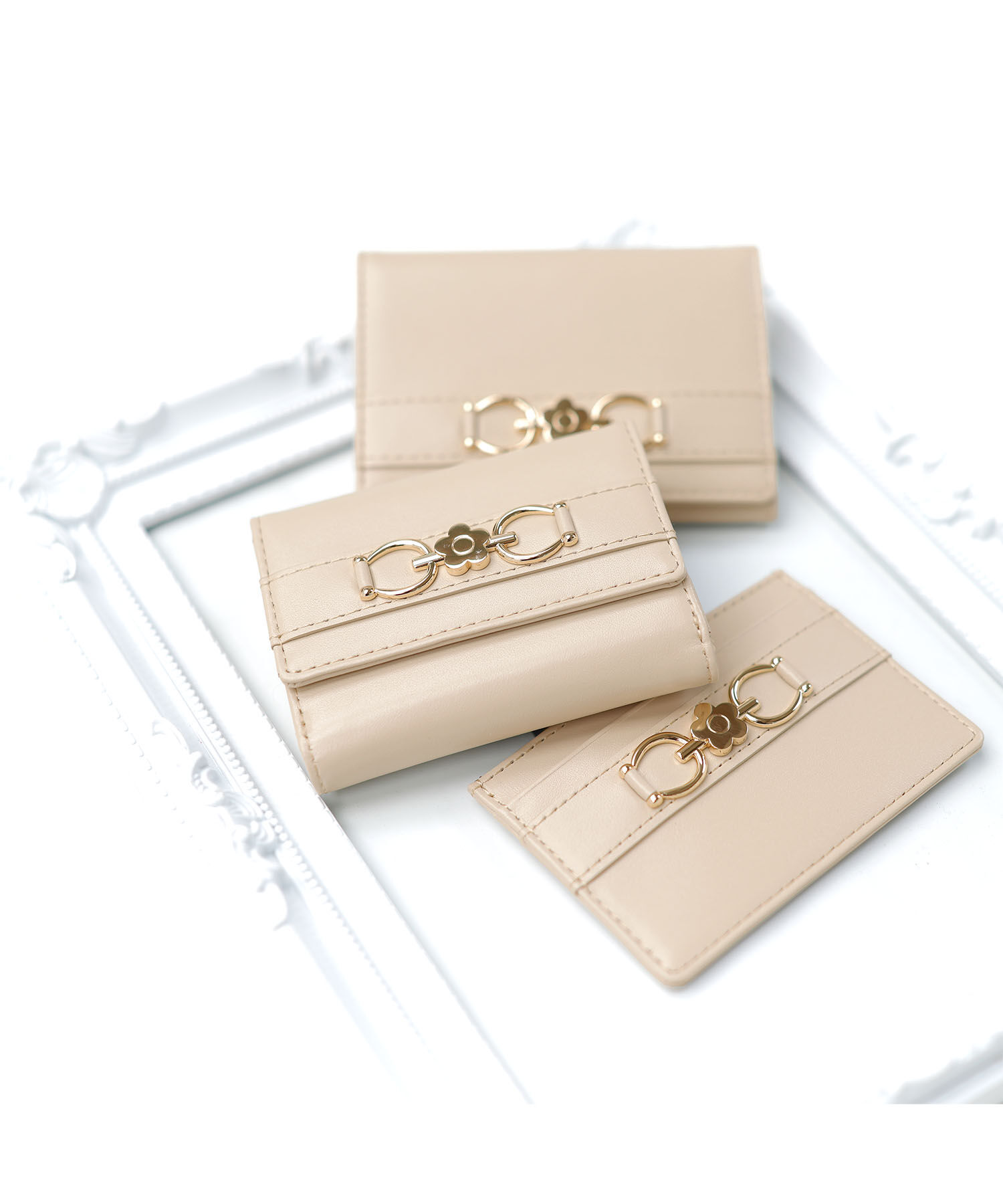 MARY QUANT「ビットメタル ミニウォレット」|財布|