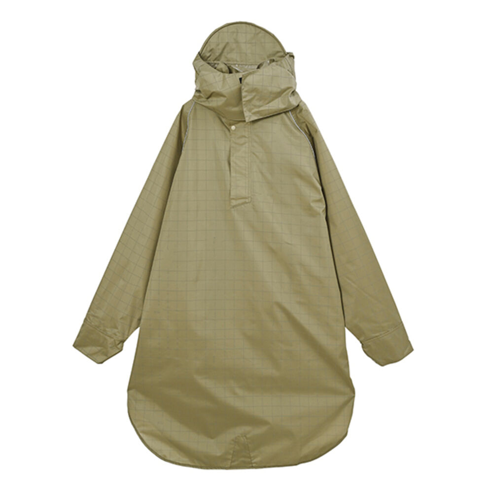 KiU「kiu キウ レインコート ポンチョ 通販 レインポンチョ 雨具 雨合羽 かっぱ 合羽 カッパ」|レインコート|ベージュ1