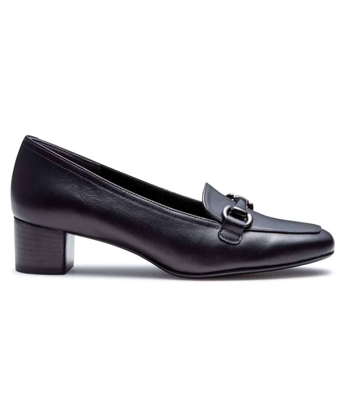REGAL SHOES「REGAL 【新作】ビットローファーパンプス【ヒール40mm】　商品コード：F94RBJ」|パンプス|ブラック