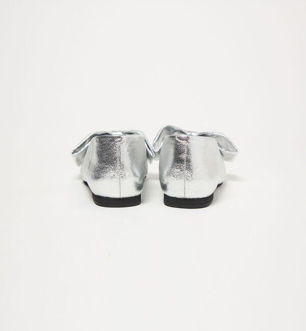 SY UNITED ARROWS「＜SY＞ポインテッド ビッグ リボン フラット10&uarr;」|パンプス|