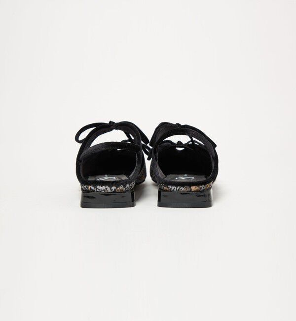SY UNITED ARROWS「＜SY＞ポインテッド リボン バックベルト フラット15&uarr;」|パンプス|