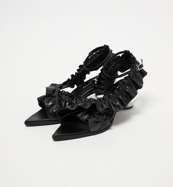 SY UNITED ARROWS「＜SY＞ ポインテッドフリル サンダル50&uarr;」|サンダル|