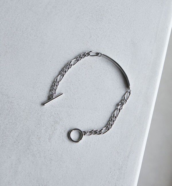UNITED ARROWS green label relaxing「＜green label relaxing＞ID チェーン ブレスレット」|ブレスレット・バングル|SILVER