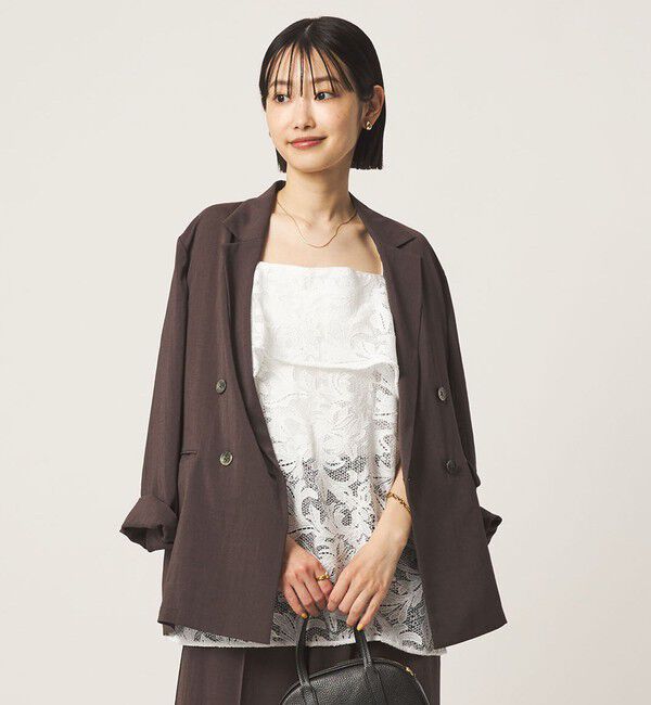 UNITED ARROWS green label relaxing「レース キャミソール」|キャミソール|WHITE