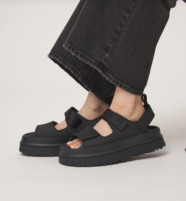 UNITED ARROWS green label relaxing「＜UGG＞ゴールデングロウ サンダル」|サンダル|BLACK