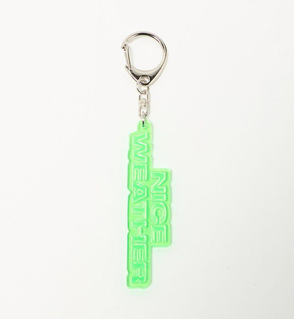 NICE WEATHER「＜NICE WEATHER＞クリア キーホルダー」|チャーム・キーホルダー|LIME
