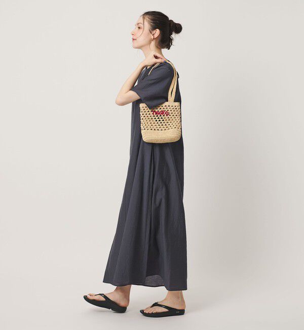 BEAUTY&YOUTH UNITED ARROWS「シアー バックリボン ワンピース ウォッシャブル」|ワンピース|