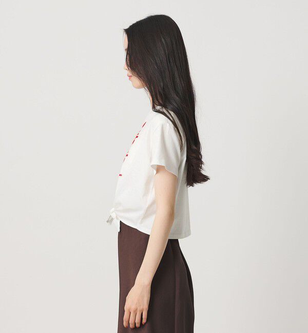 BEAUTY&YOUTH UNITED ARROWS「＜Girls Department Club＞プリント ノット Tシャツ」|Tシャツ・カットソー|