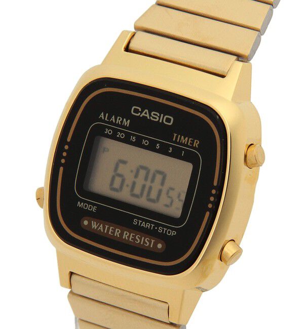 BEAMSBOY「CASIO / デジタルゴールド ミニ」|クロック・置時計|