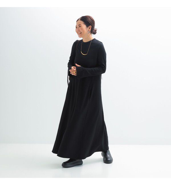 Demi-Luxe BEAMS 「LEE &times; Demi-Luxe BEAMS / スーパーシンプルワンピース .M」|ワンピース|BLACK