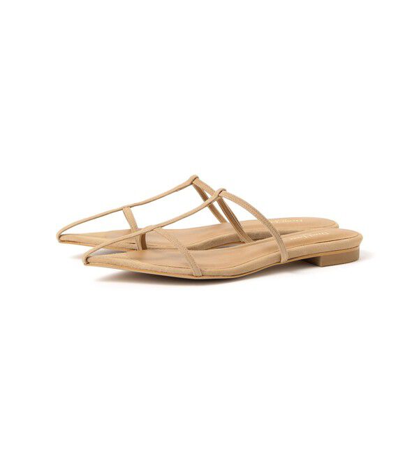 Demi-Luxe BEAMS 「ポインテッド ヌードサンダル .M」|サンダル|