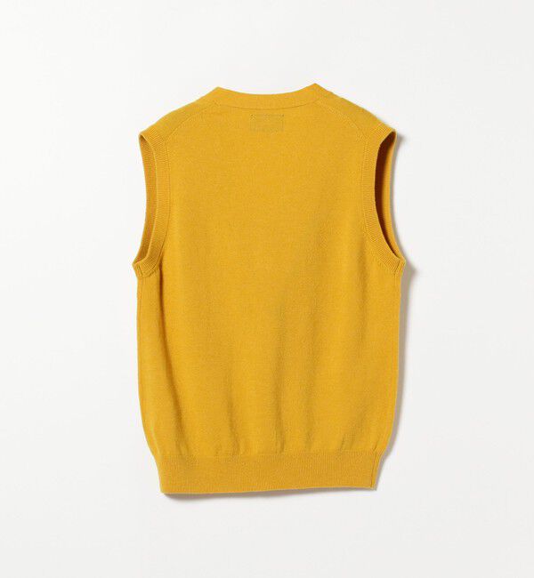 BEAMS PLUS「BEAMS PLUS / Button Knit Vest Solid」|ニット・セーター|