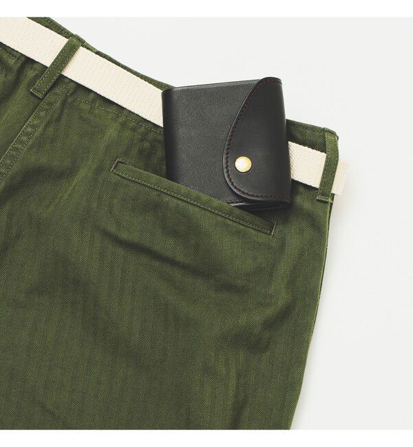 BEAMS PLUS「ARTS & CRAFTS / ELBAMATT TRIFOLD WALLET」|財布|BLACK