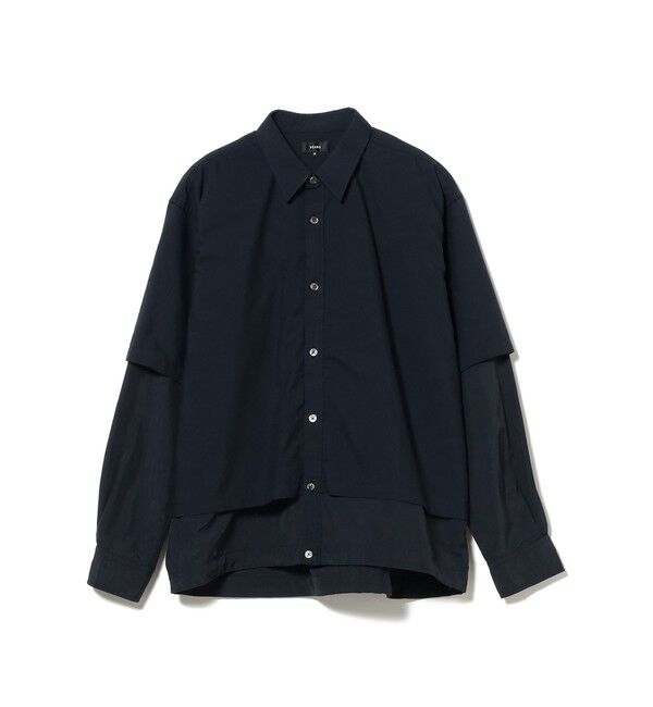 BEAMS「レイヤードシャツ【ワイドフィット】」|シャツ・ブラウス|
