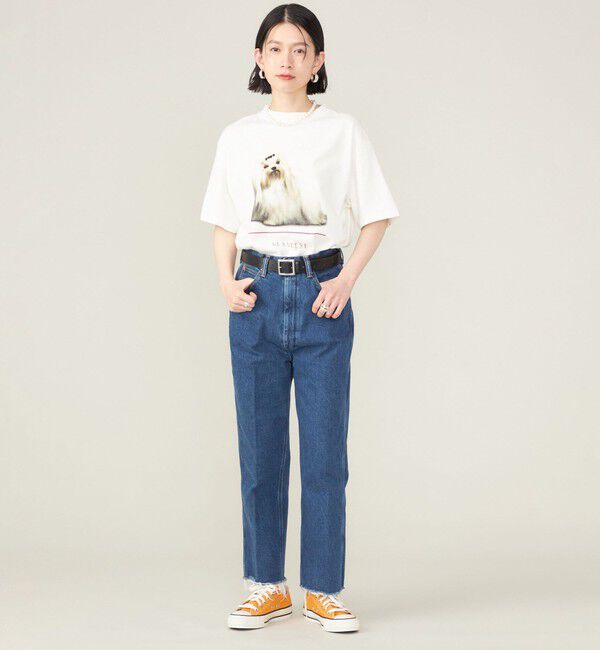SHIPS for women「SHIPS NINE CASE:〈手洗い可能〉カットオフ デニム◇」|デニム|