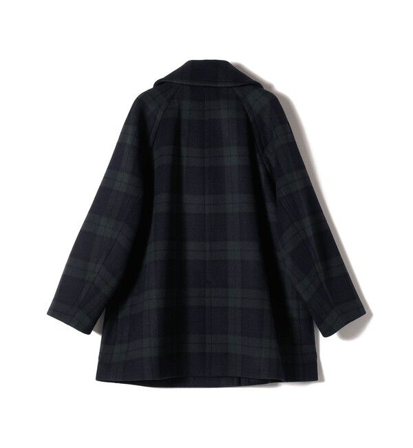 SHIPS for women「SHIPS Primary Navy Label:ブラックウォッチ Pコート」|ピーコート|