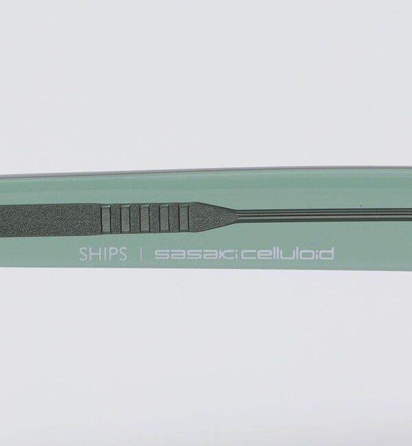 SHIPS「【SHIPS別注】SASAKI CELLULOID: 鯖江製 クラシック ボストン サングラス」|サングラス|