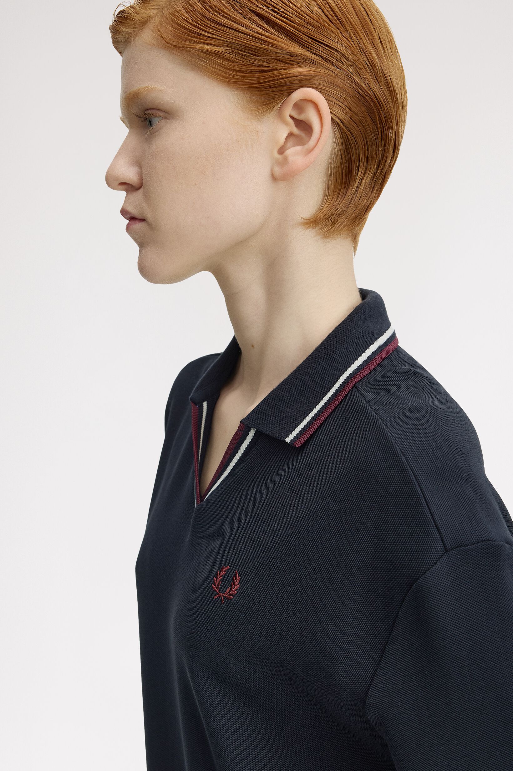 FRED PERRY 「Open Collar Tipped Polo Dress／オープンカラーティップラインポロシャツワンピース」|ワンピース|