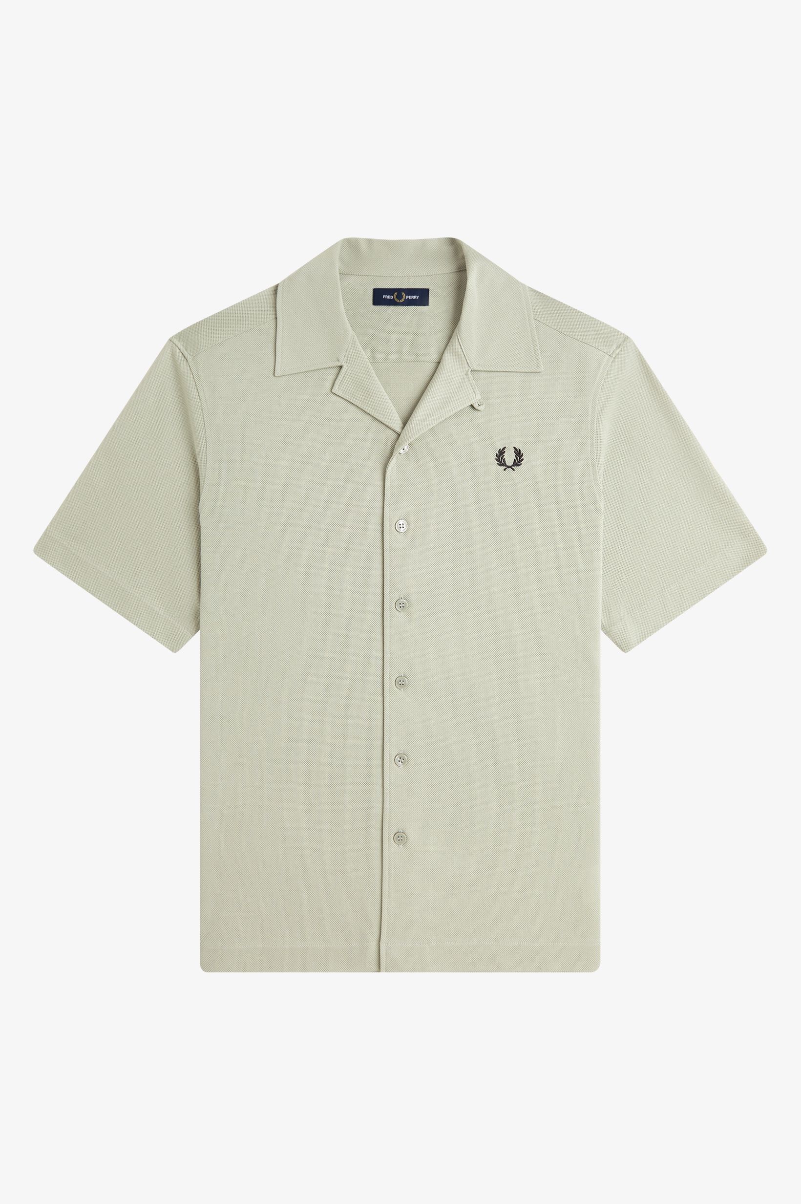 FRED PERRY 「Compress Mesh Revere Collar Shirt／メッシュオープンカラーシャツ」|シャツ・ブラウス|SEAGRASS