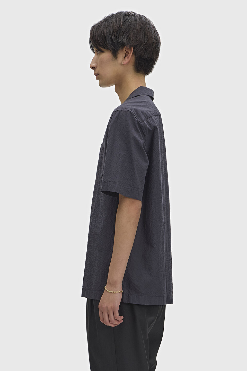 FRED PERRY 「Seersucker Revere Collar Shirt／シアサッカーオープンカラーシャツ」|シャツ・ブラウス|