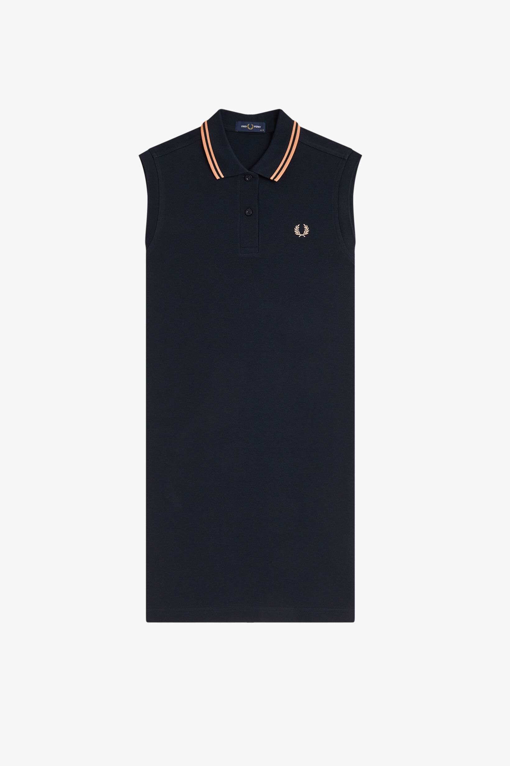 FRED PERRY 「The Sleeveless Fred Perry Shirt Dress／フレッドペリーノースリーブポロシャツワンピース」|ワンピース|