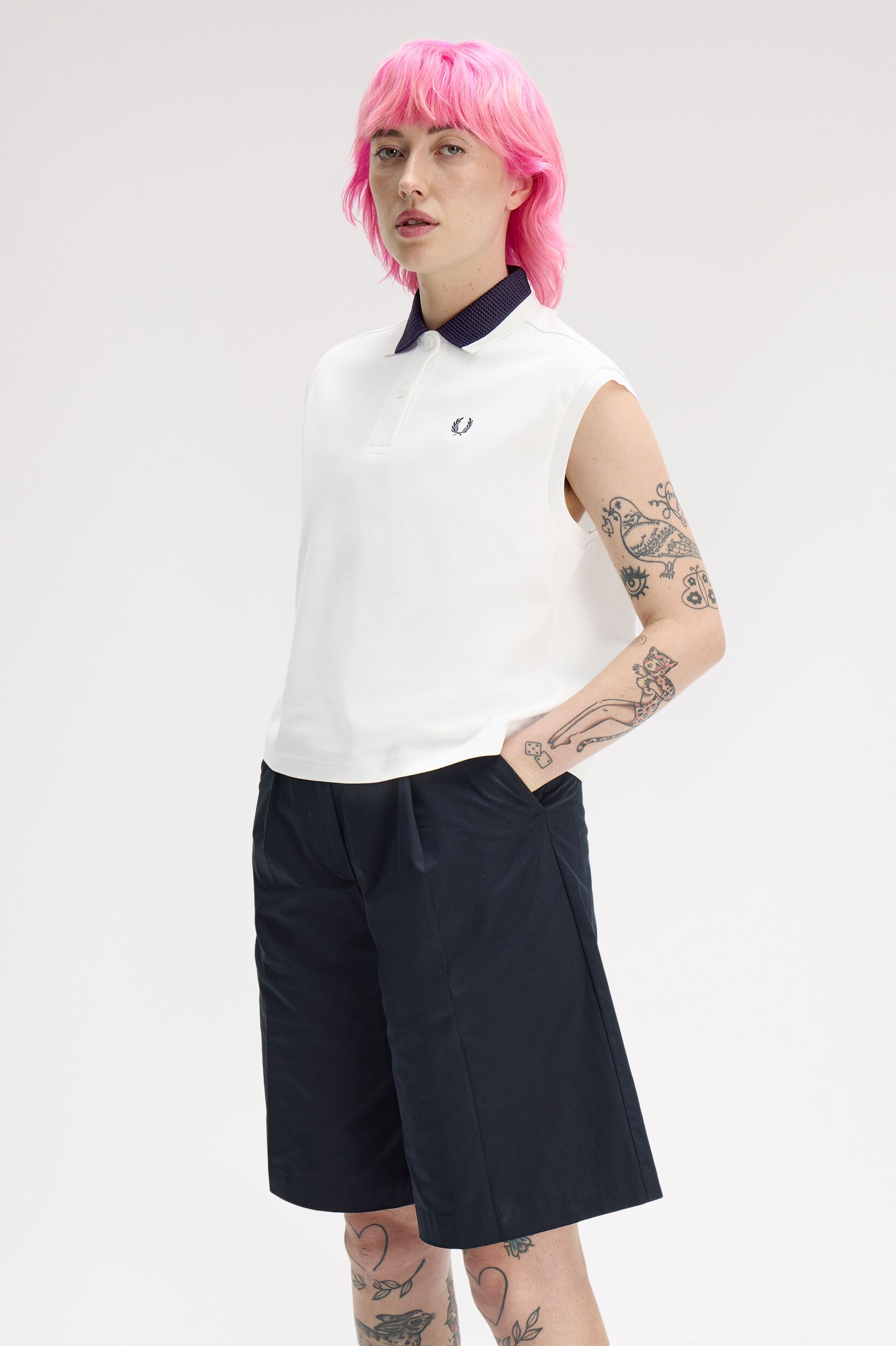 FRED PERRY 「Mesh Collar Polo Shirt／メッシュカラーポロシャツ」|ポロシャツ|