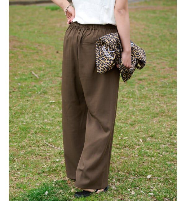 OUTDOOR PRODUCTS Usual Things「リネンライクイージーパンツ」|スラックス|